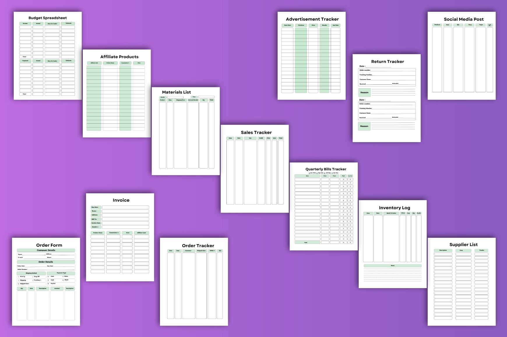 Side Hustle Planner