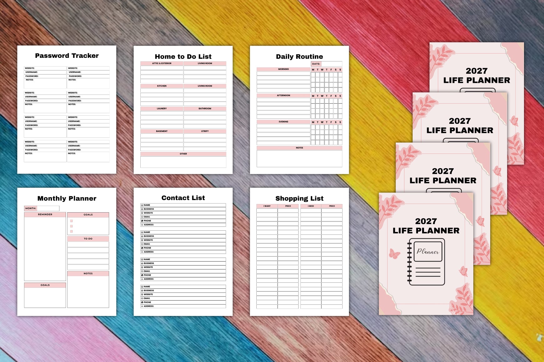 Life Planner Template