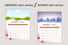 Photo Calendar Design - CraftNest - Digital Crafting and Art