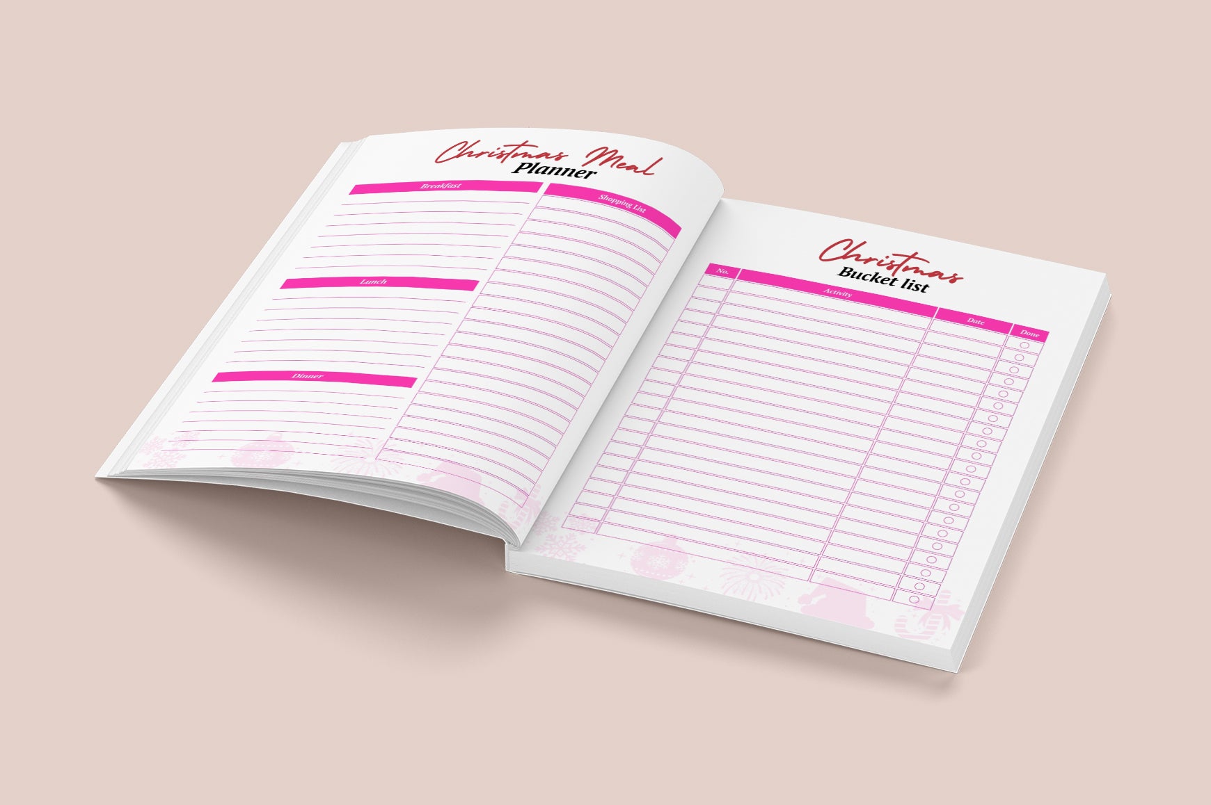 Christmas Holiday Planning Planner
