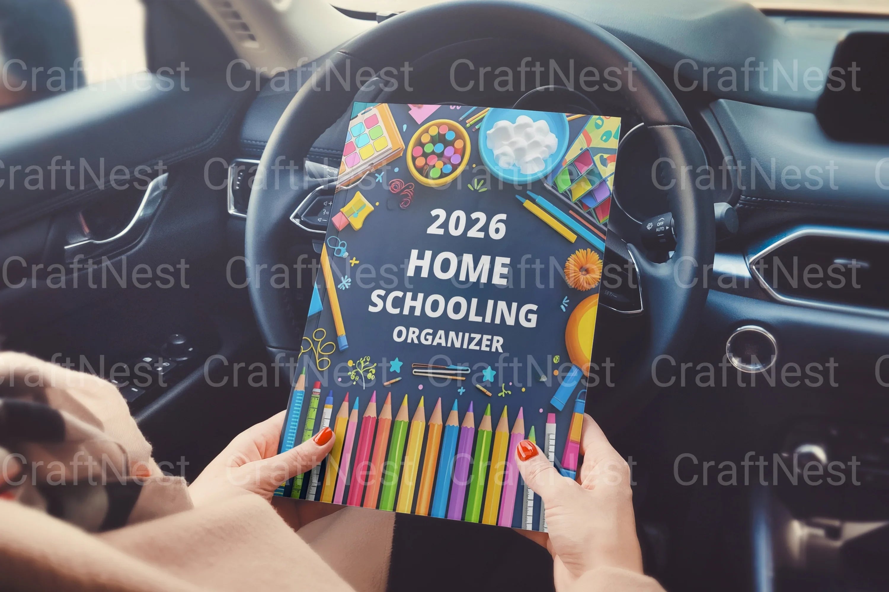 Home Schooling Organizer - CraftNest - Digital Crafting and Art
