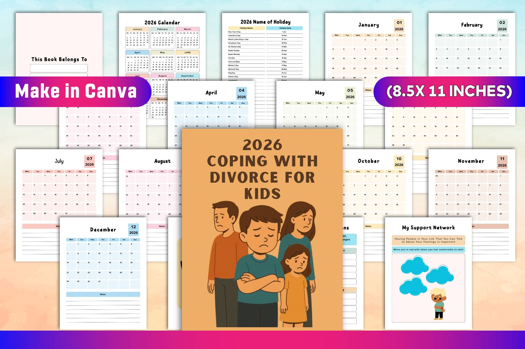 Coping With Divorce: Kids Planner