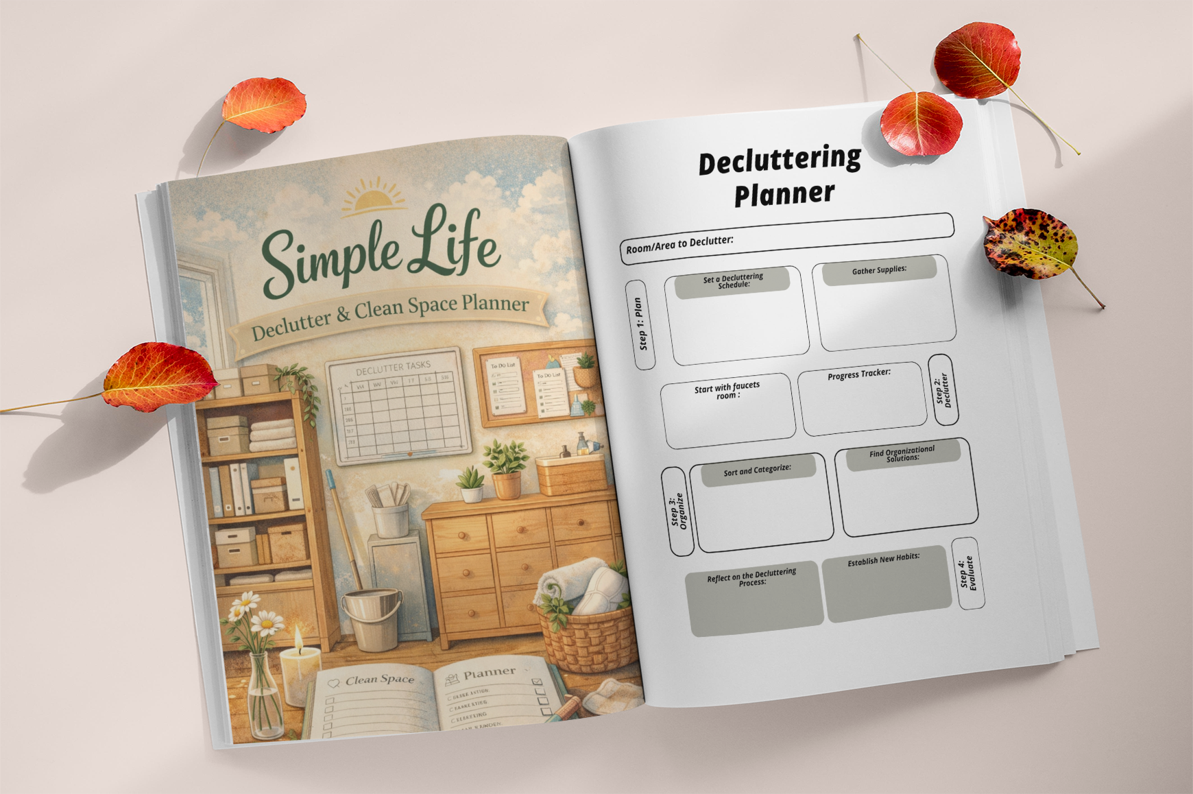 Simple Life Declutter Clean Space Planner