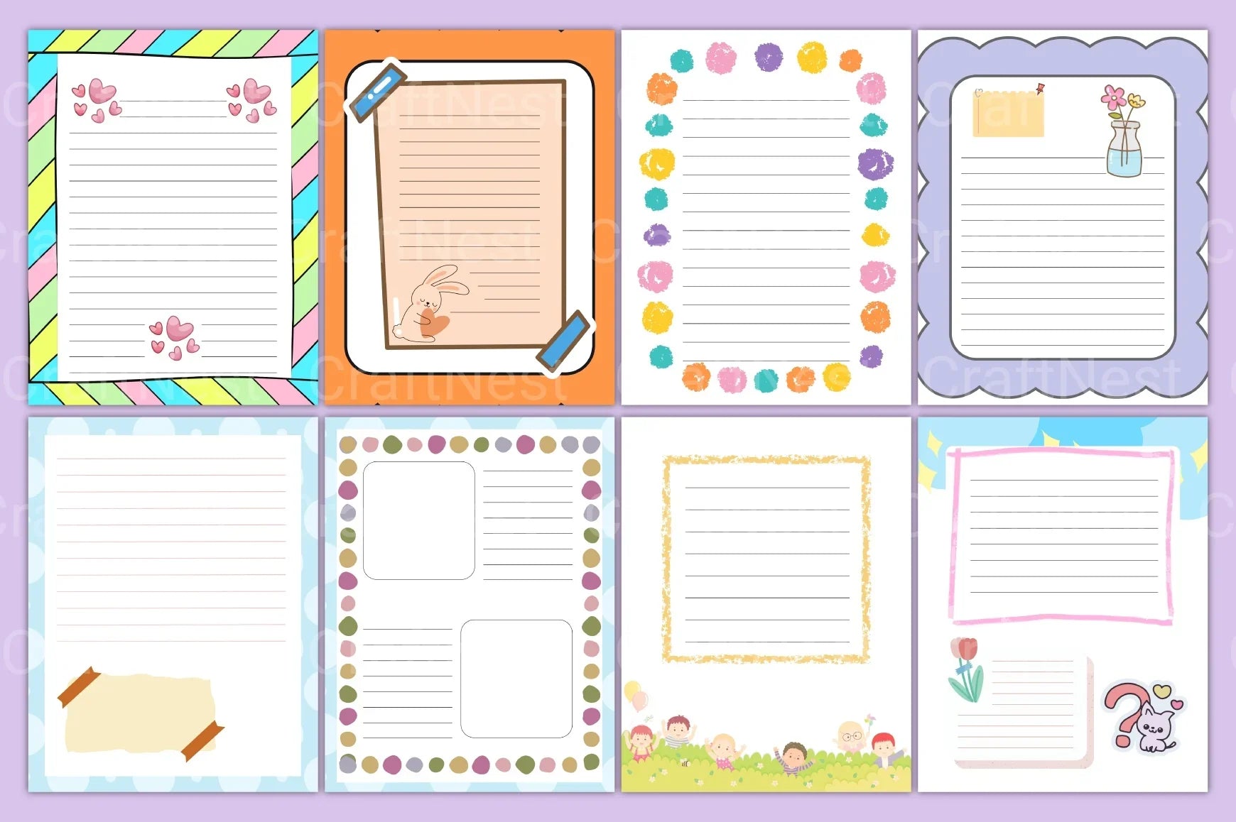 Colorful Kids' Notebook - CraftNest - Digital Crafting and Art
