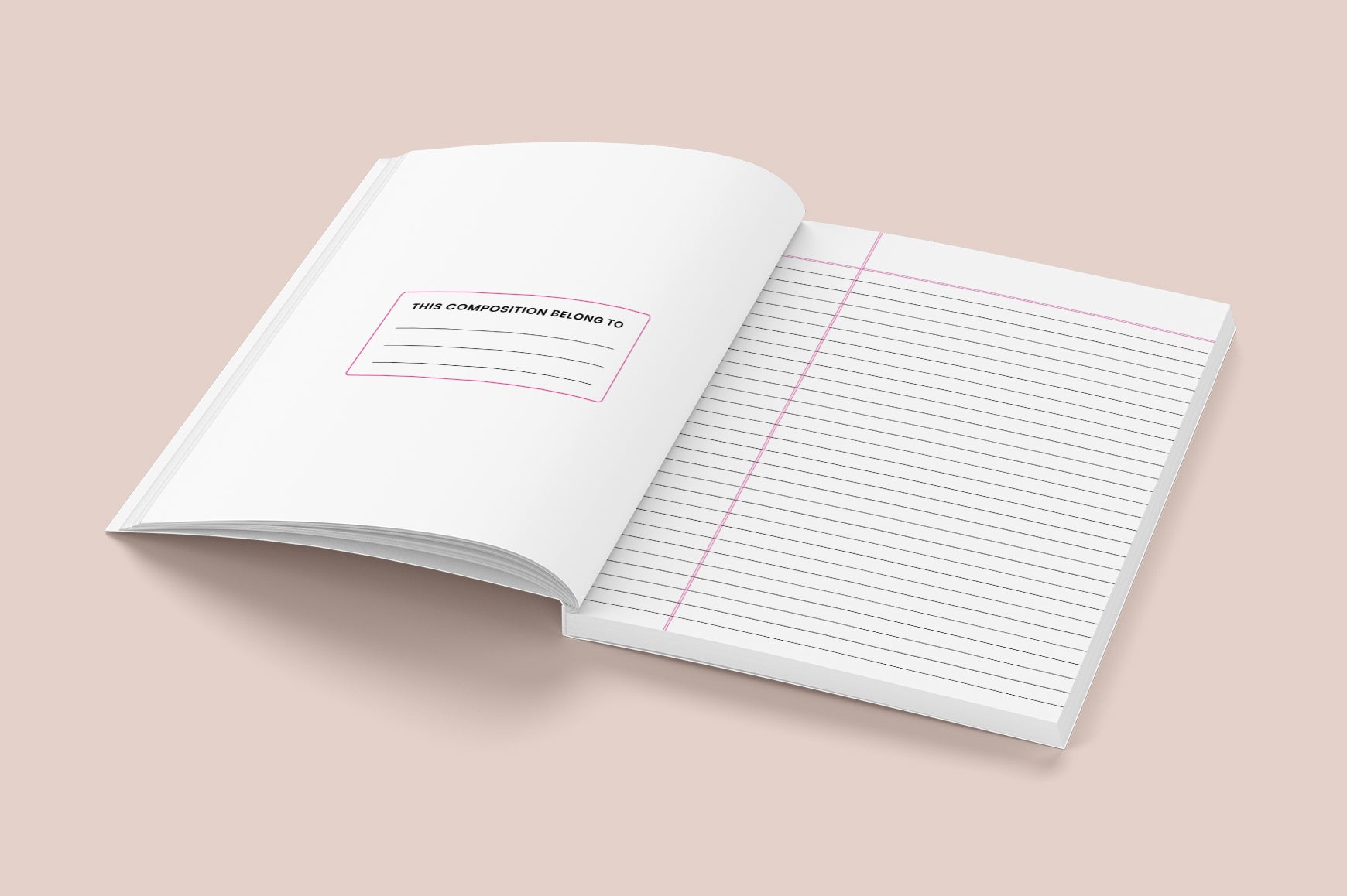 Writing Composition Notebook Planner