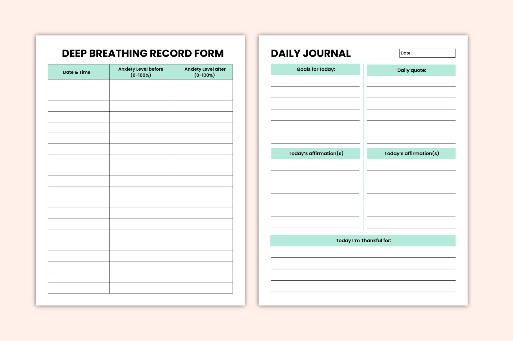 Mind Care Journal: Enhance Your Wellbeing