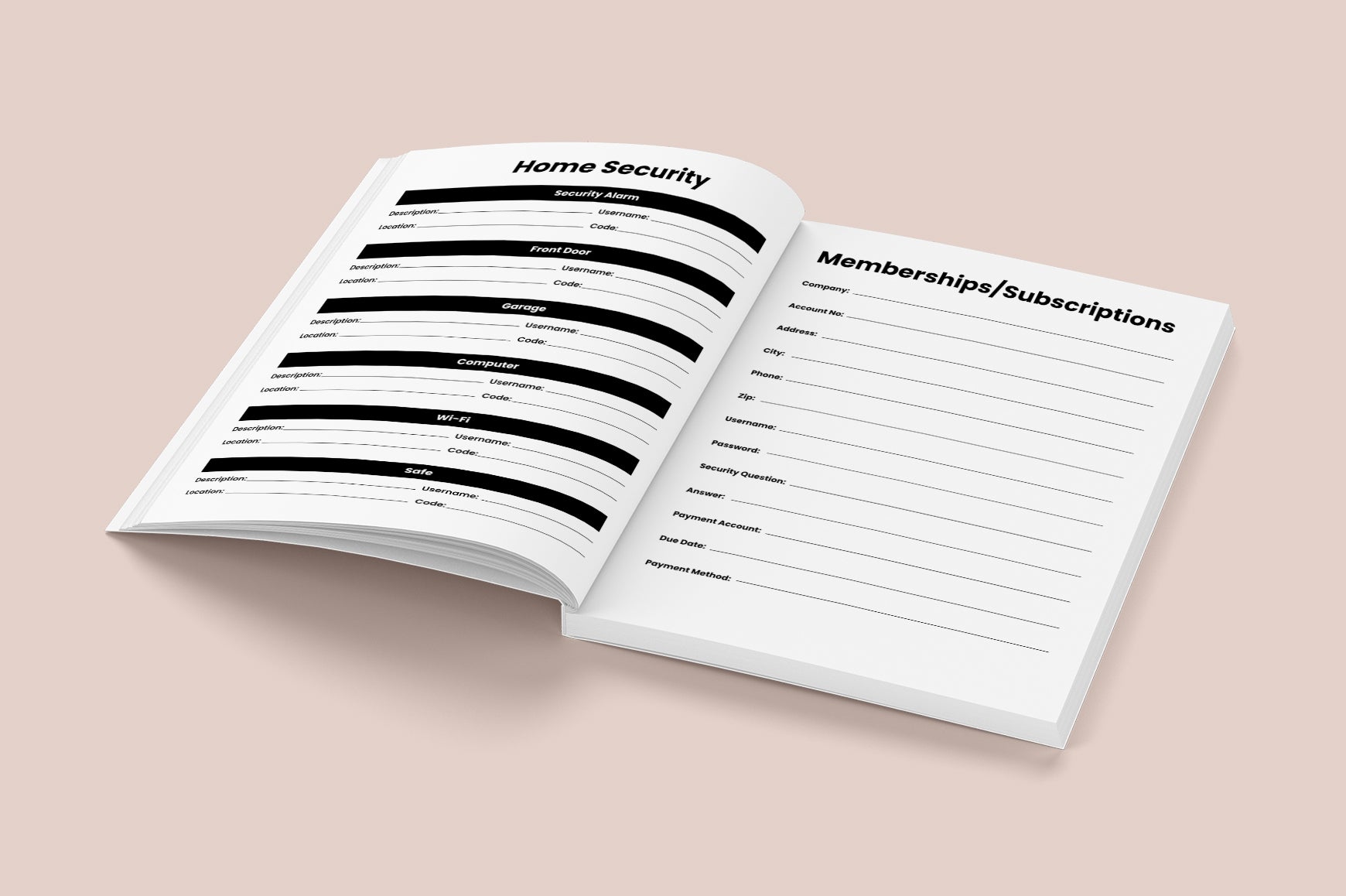 Final Arrangements Planning Planner