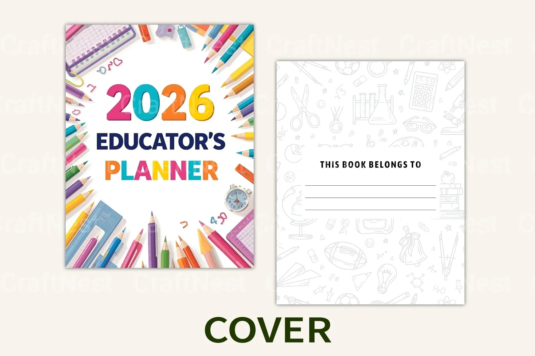 Educator Planner for Effective Teaching - CraftNest - Digital Crafting and Art
