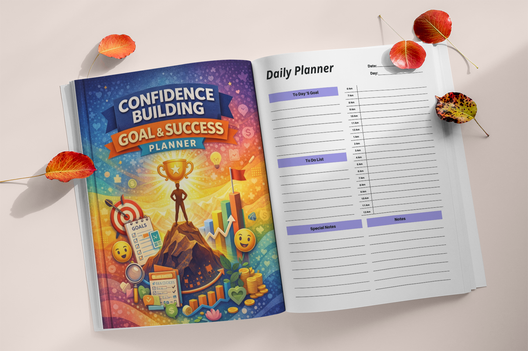 Confidence Building Goal Success Planner