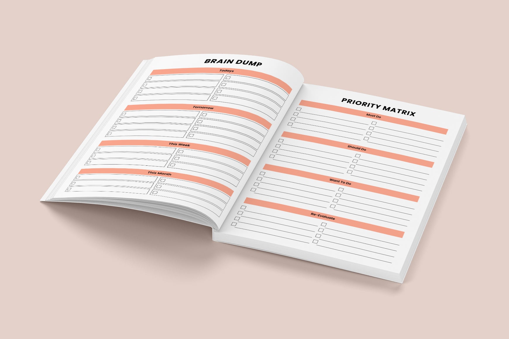 ADHD Organization & Productivity Journal