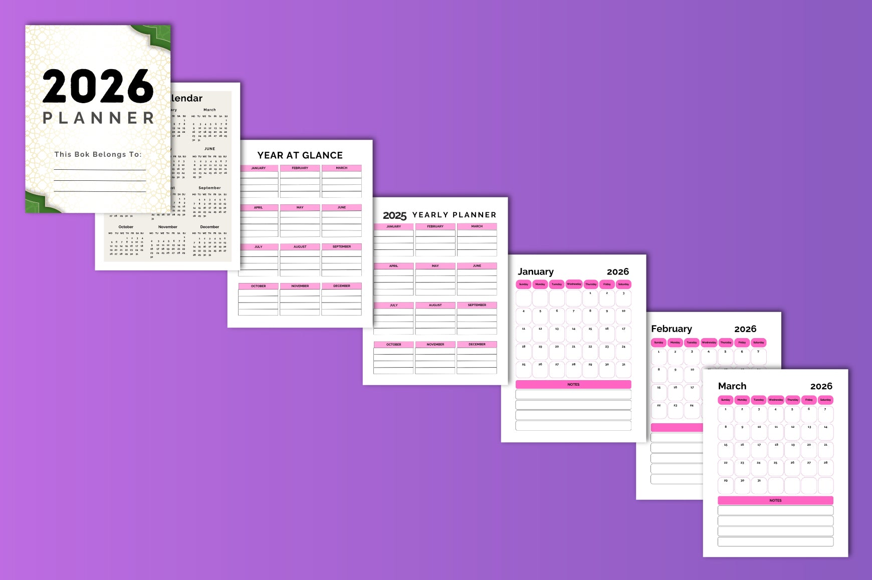 Editable Canva Planner