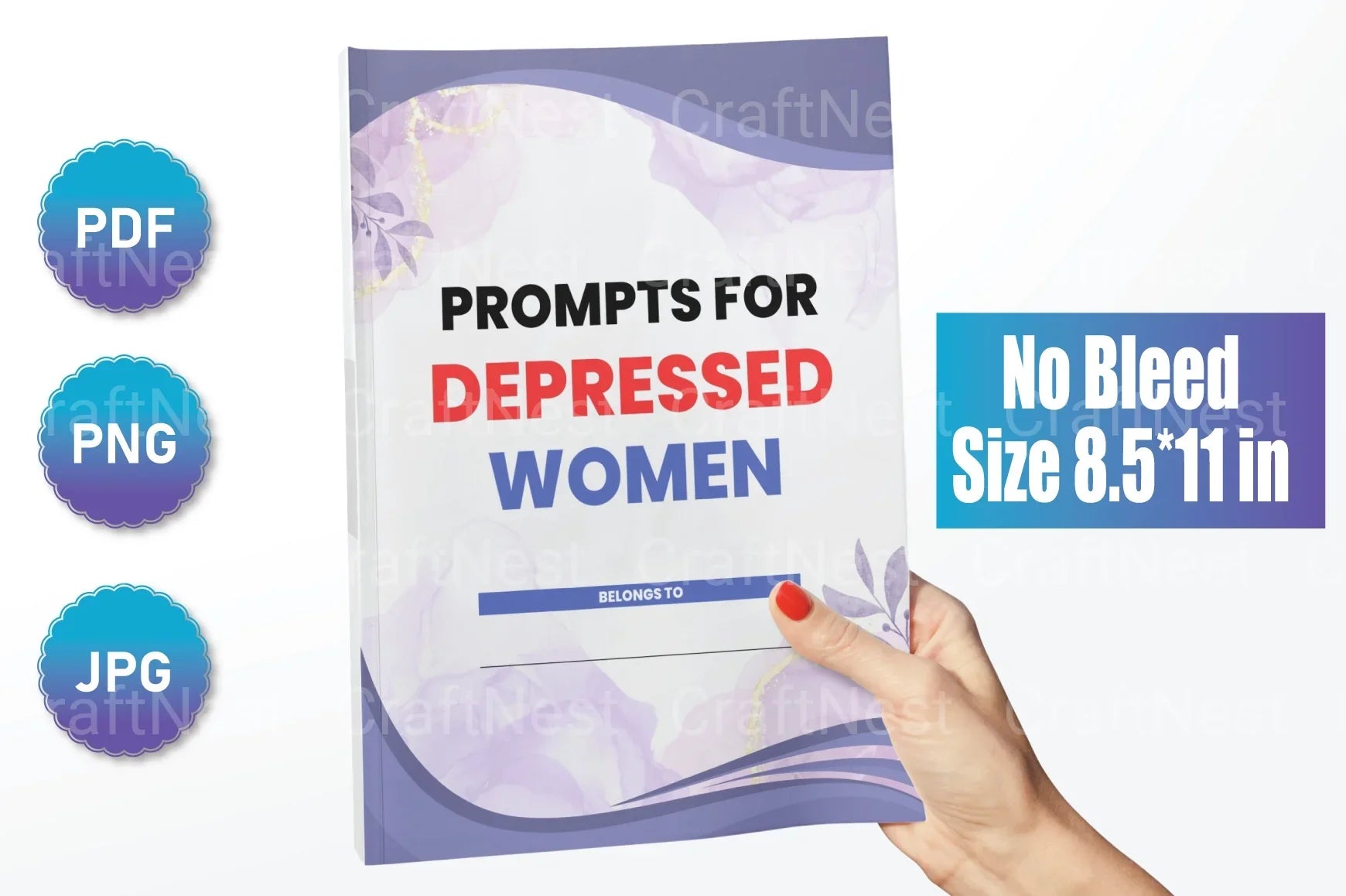 Empowering Prompts for Depressed Women - CraftNest - Digital Crafting and Art