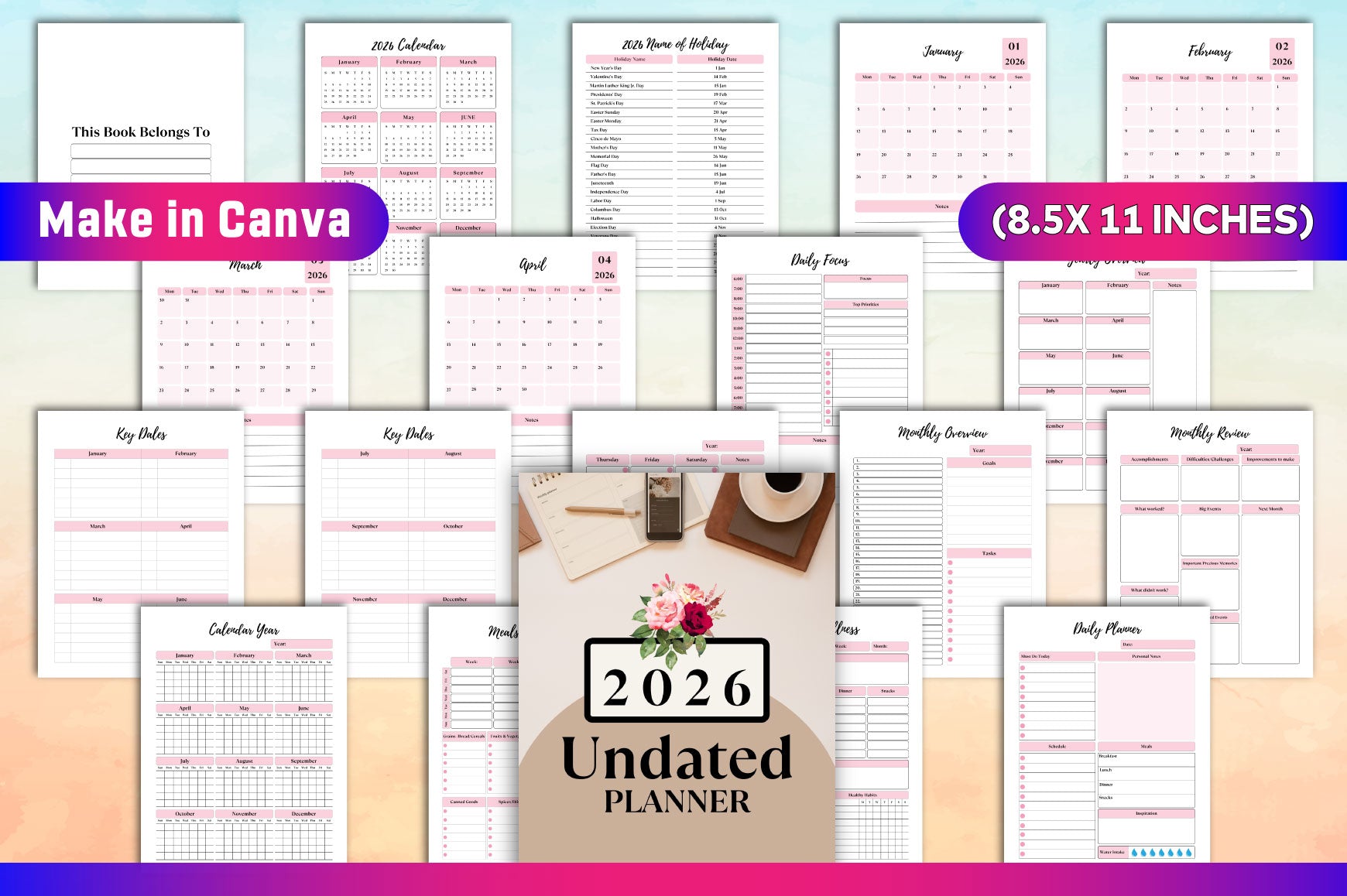 Undated Planner