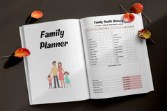 Family Planner KDP Planner - CraftNest - Digital Crafting and Art