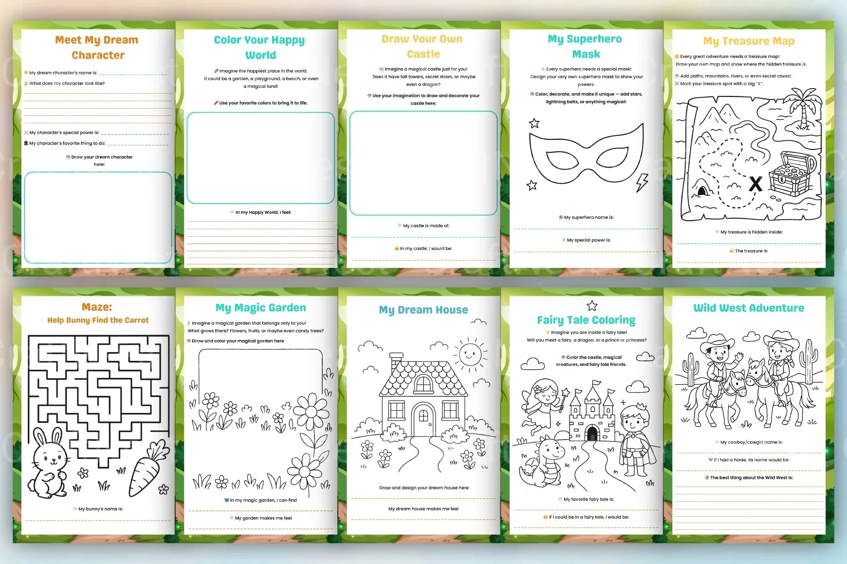 Little Minds Adventure Book - CraftNest - Digital Crafting and Art