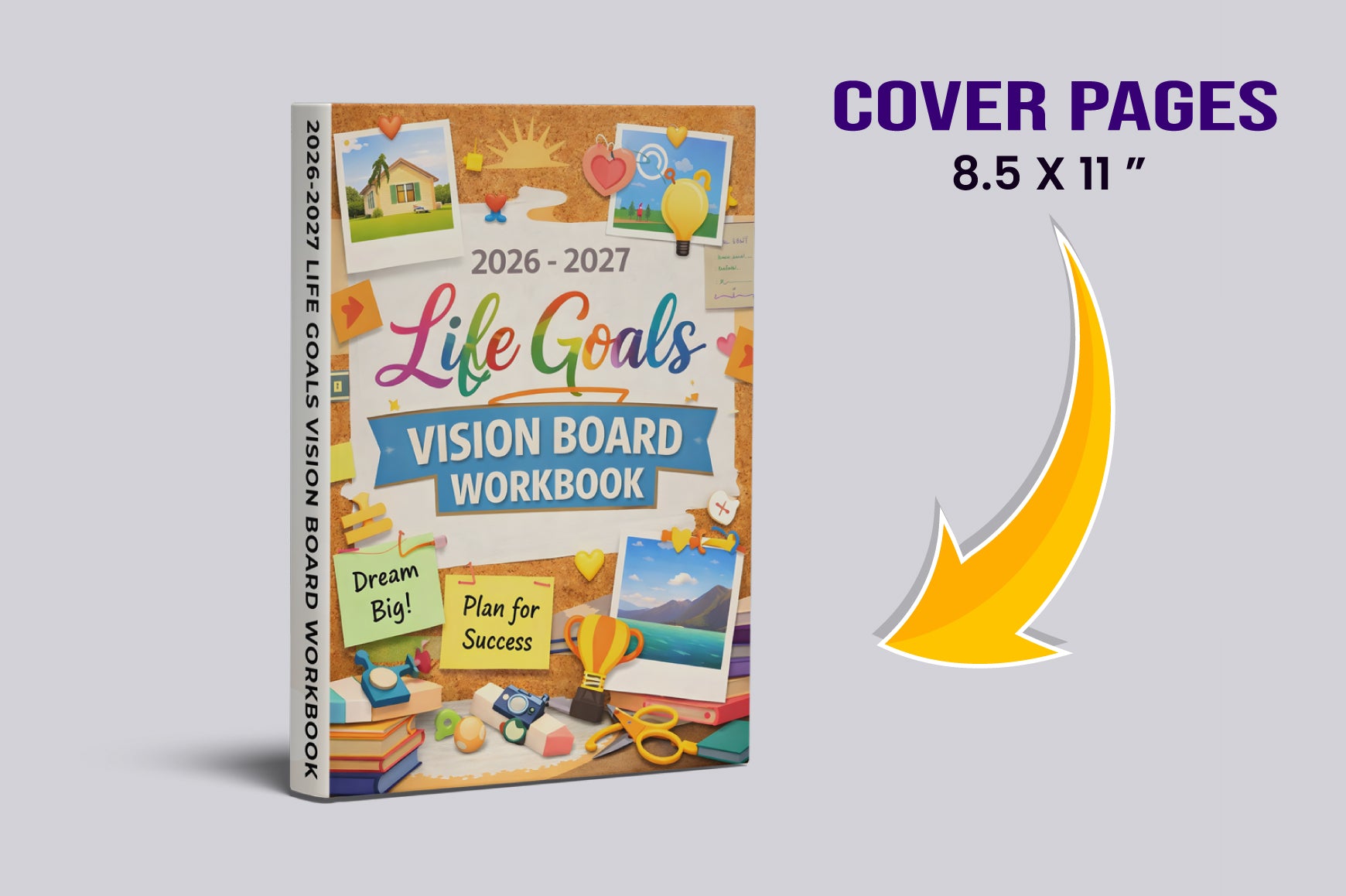 Life Goals Vision Board Book