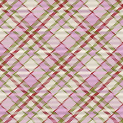 Pink Tartan Seamless Digital Paper - CraftNest - Digital Crafting and Art