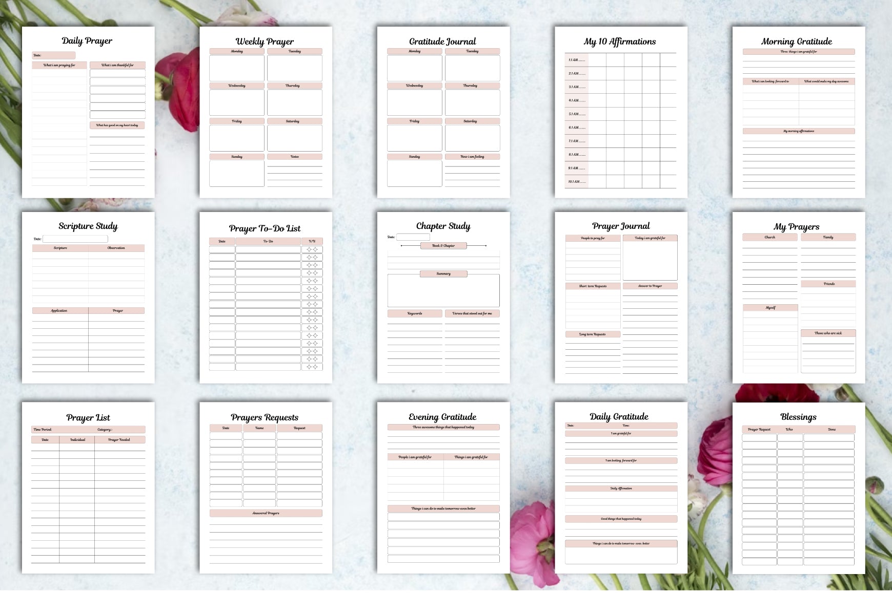 Prayer Journal for Reflection and Growth