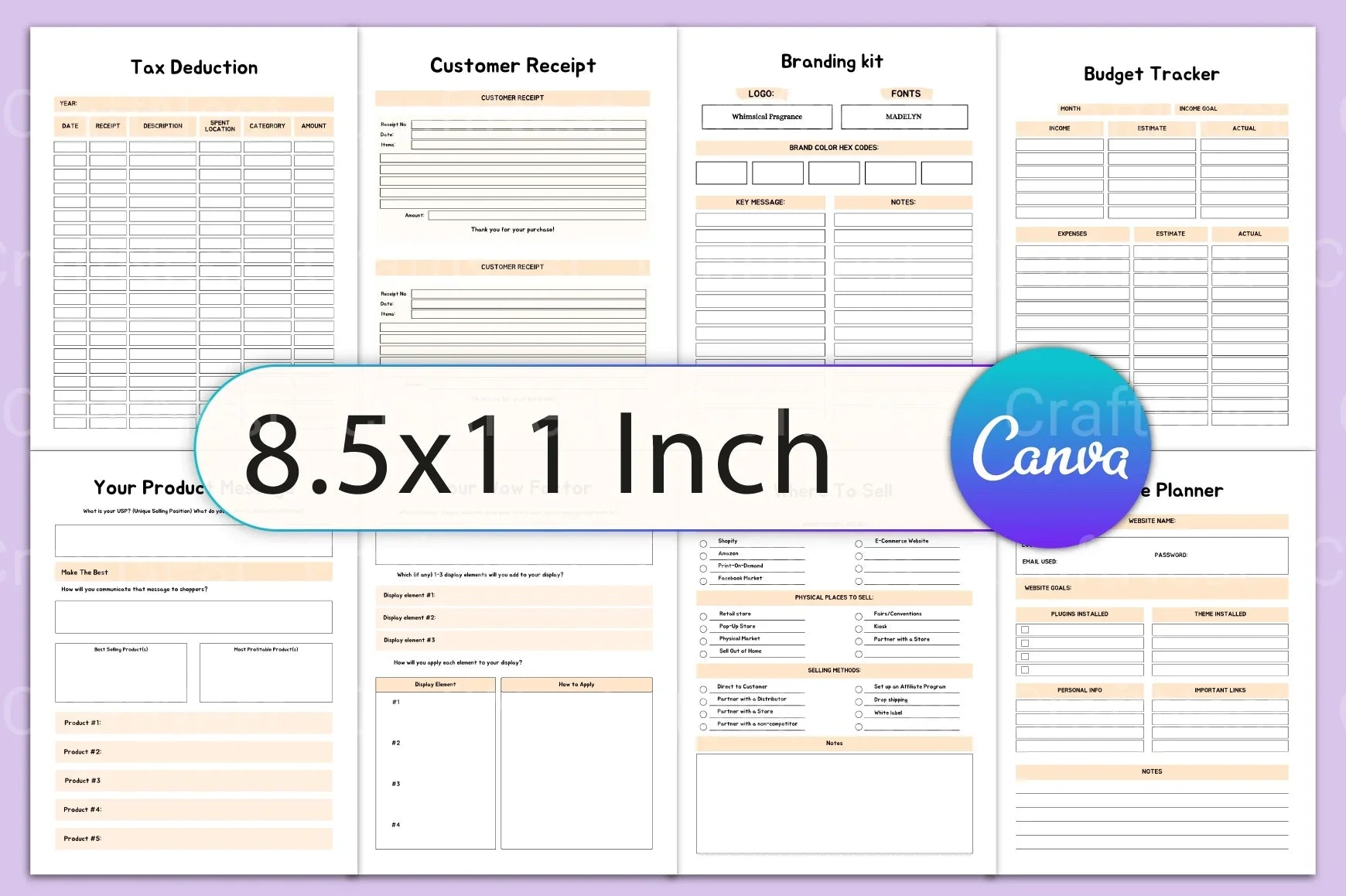 Craft Business Planner Guide - CraftNest - Digital Crafting and Art