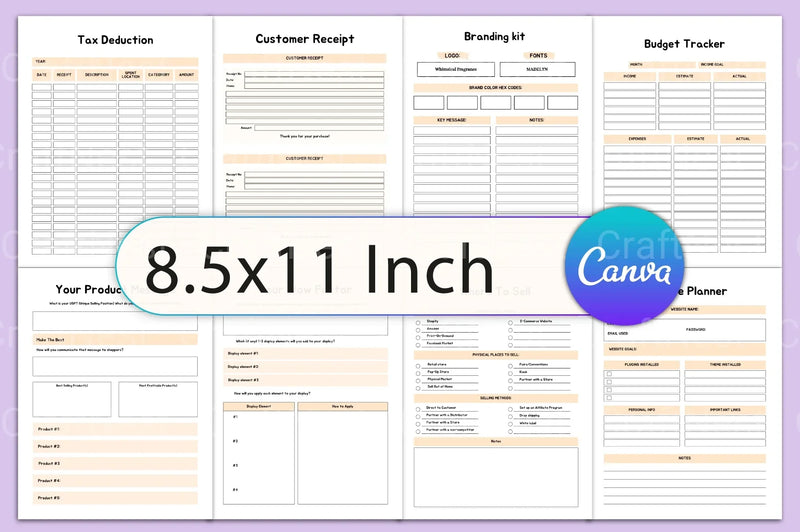 Craft Business Planner Guide - CraftNest - Digital Crafting and Art