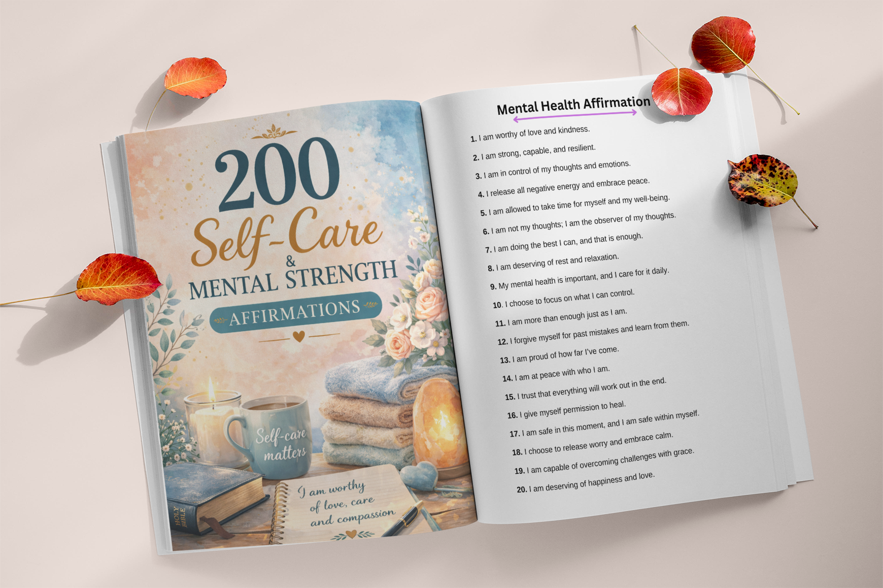 Self Care Mental Strength Journal