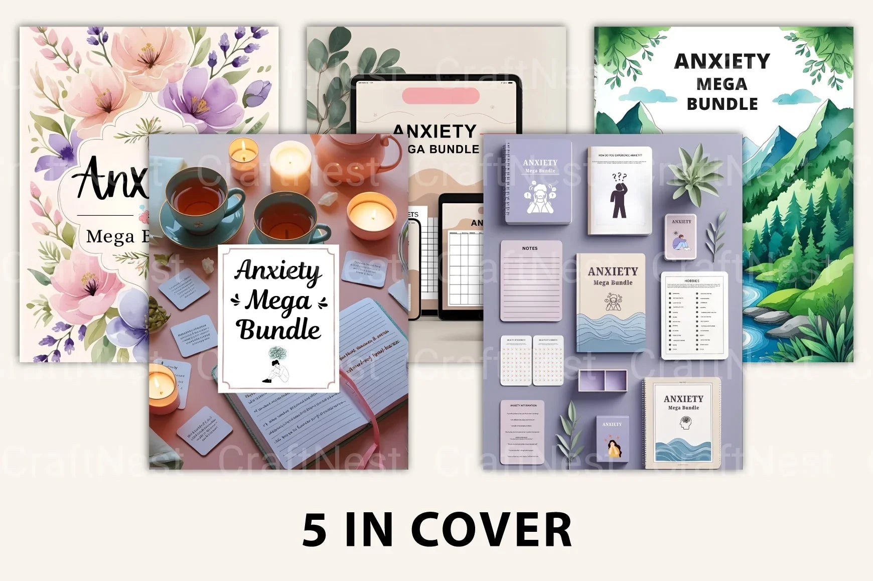 Anxiety Mega: Ultimate Guide to Managing Stress - CraftNest - Digital Crafting and Art