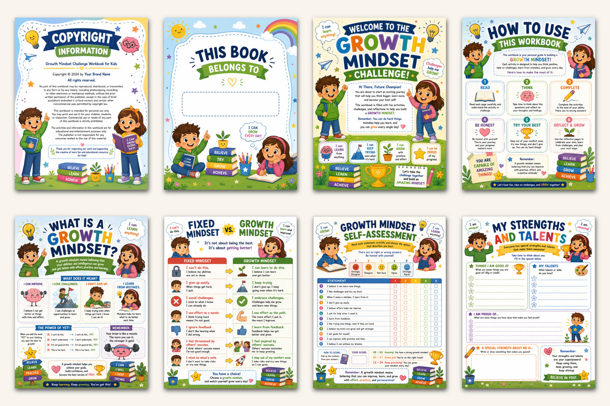 Growth Mindset Challenge Workbook
