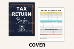 Tax Return Binder for Organized Filing - CraftNest - Digital Crafting and Art