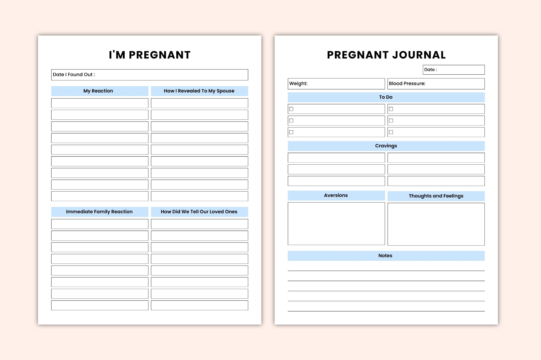 Baby Bump Journal