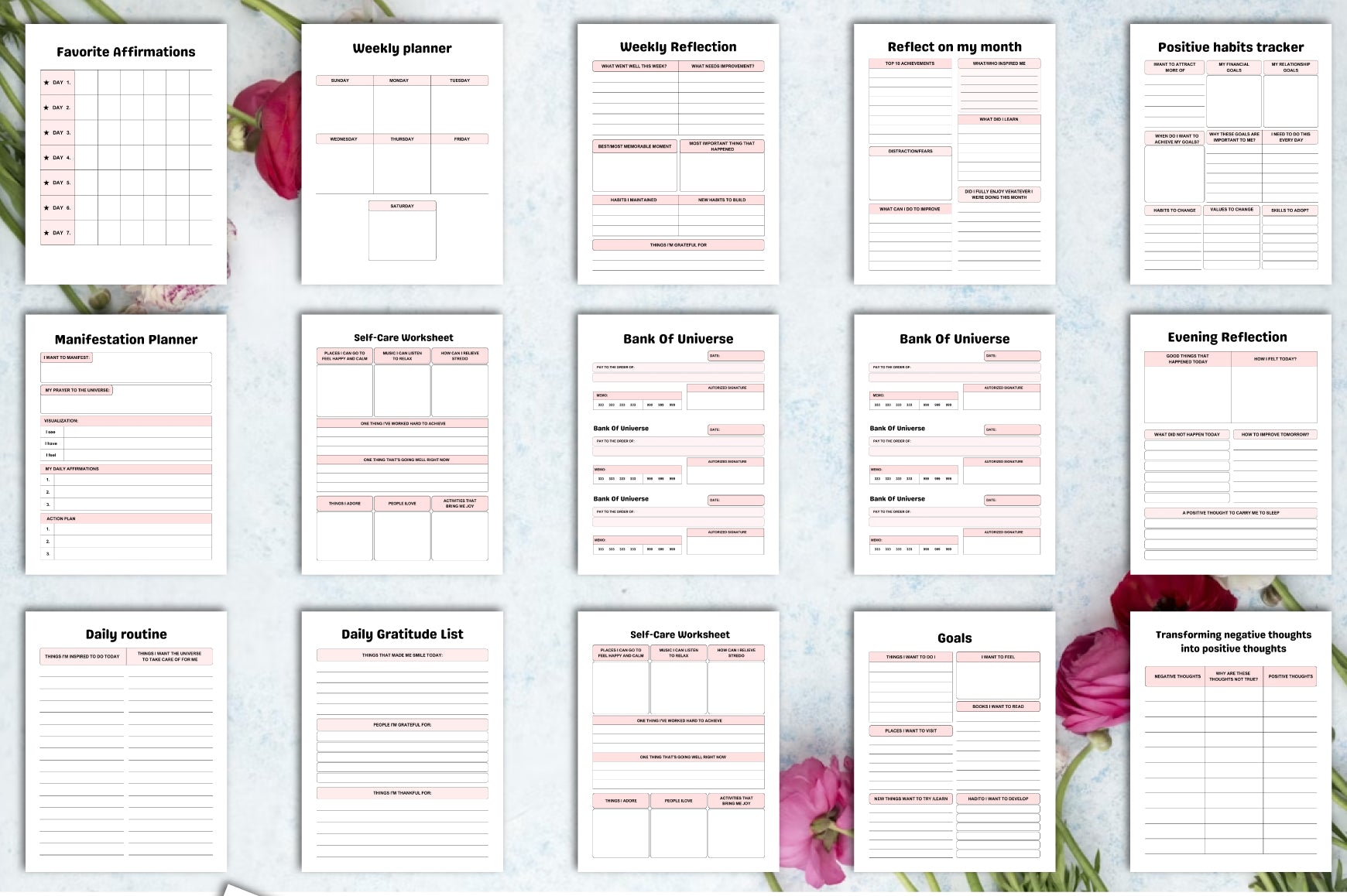 Manifestation Journal for Personal Growth