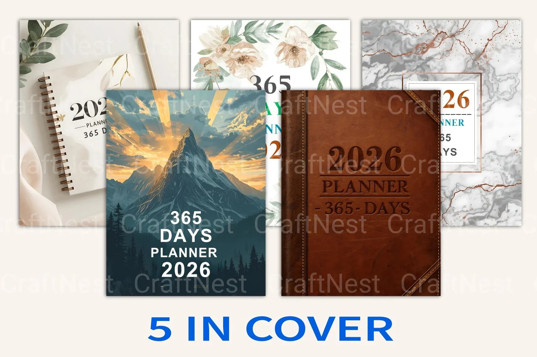 Efficient Daily Planner for Optimal Organization - CraftNest - Digital Crafting and Art