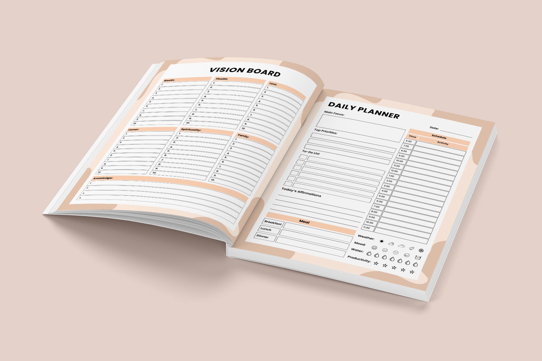 Dream Life Vision Board Workbook