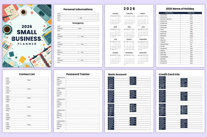 Small Business Planner 2023 - CraftNest - Digital Crafting and Art