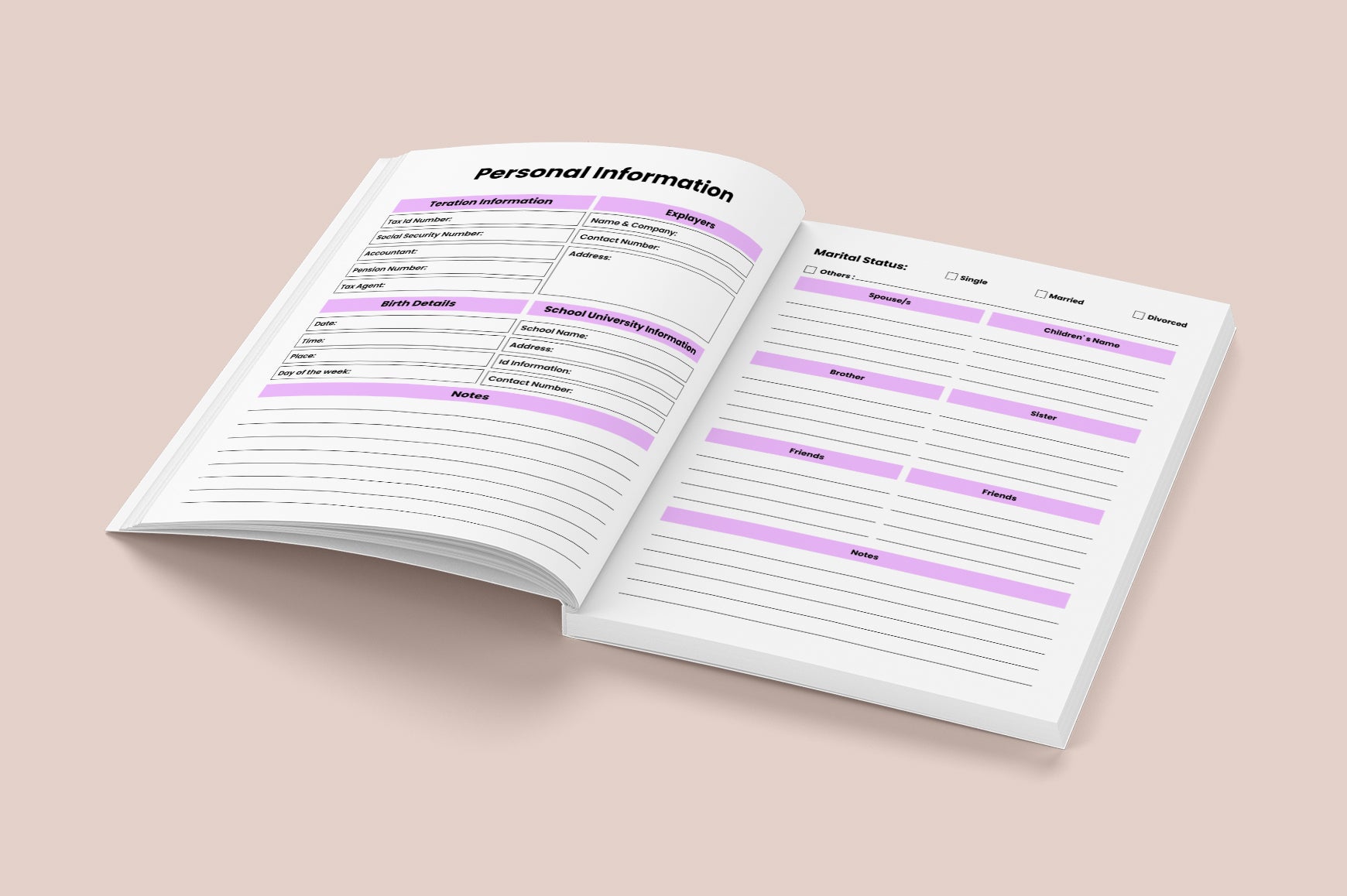 Final Wishes Planning Planner