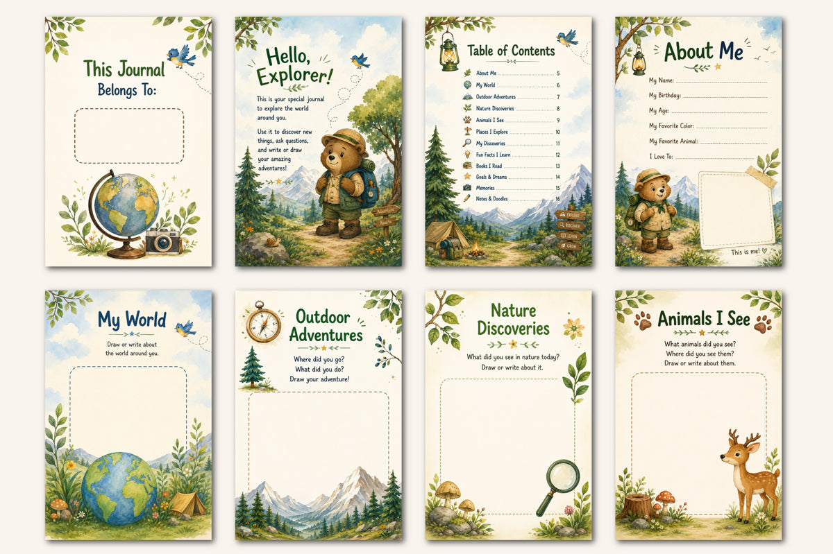 Little Explorer Discovery Journal