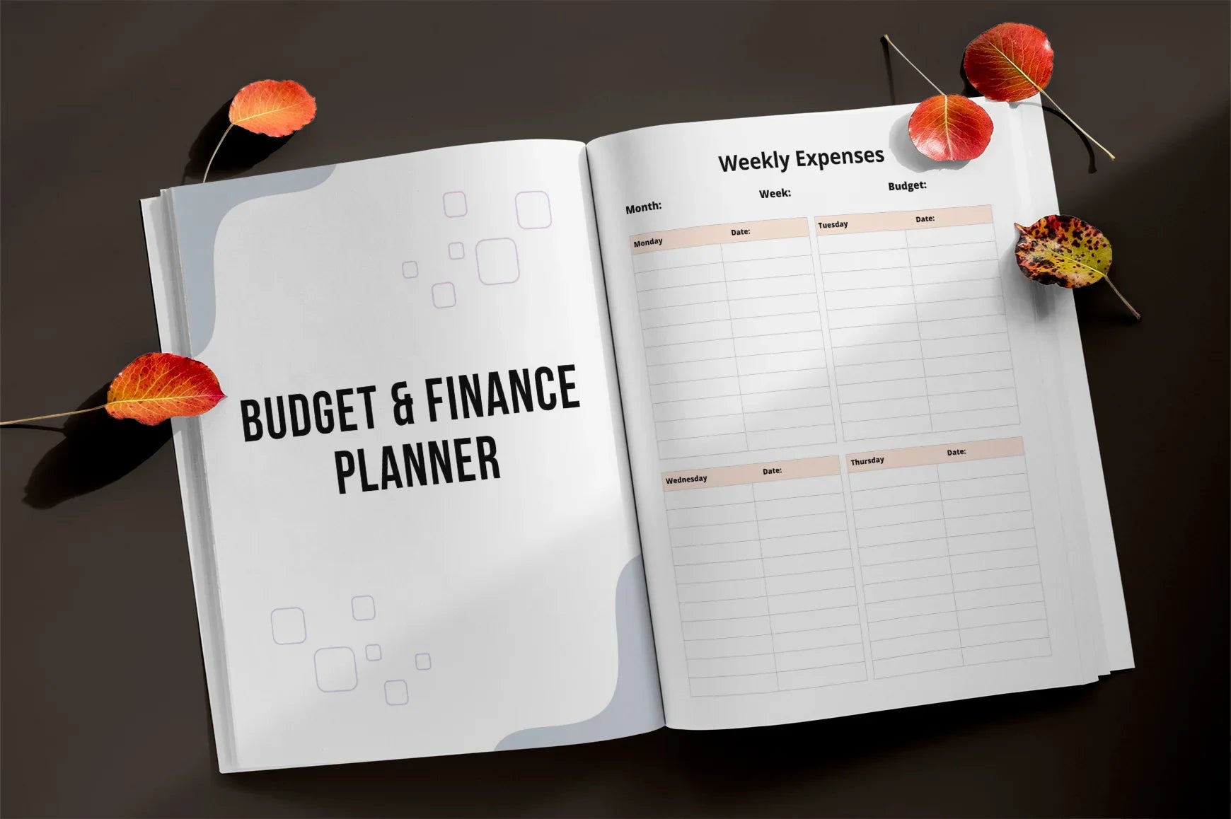 Budget Finance Planner  Bundle - CraftNest - Digital Crafting and Art