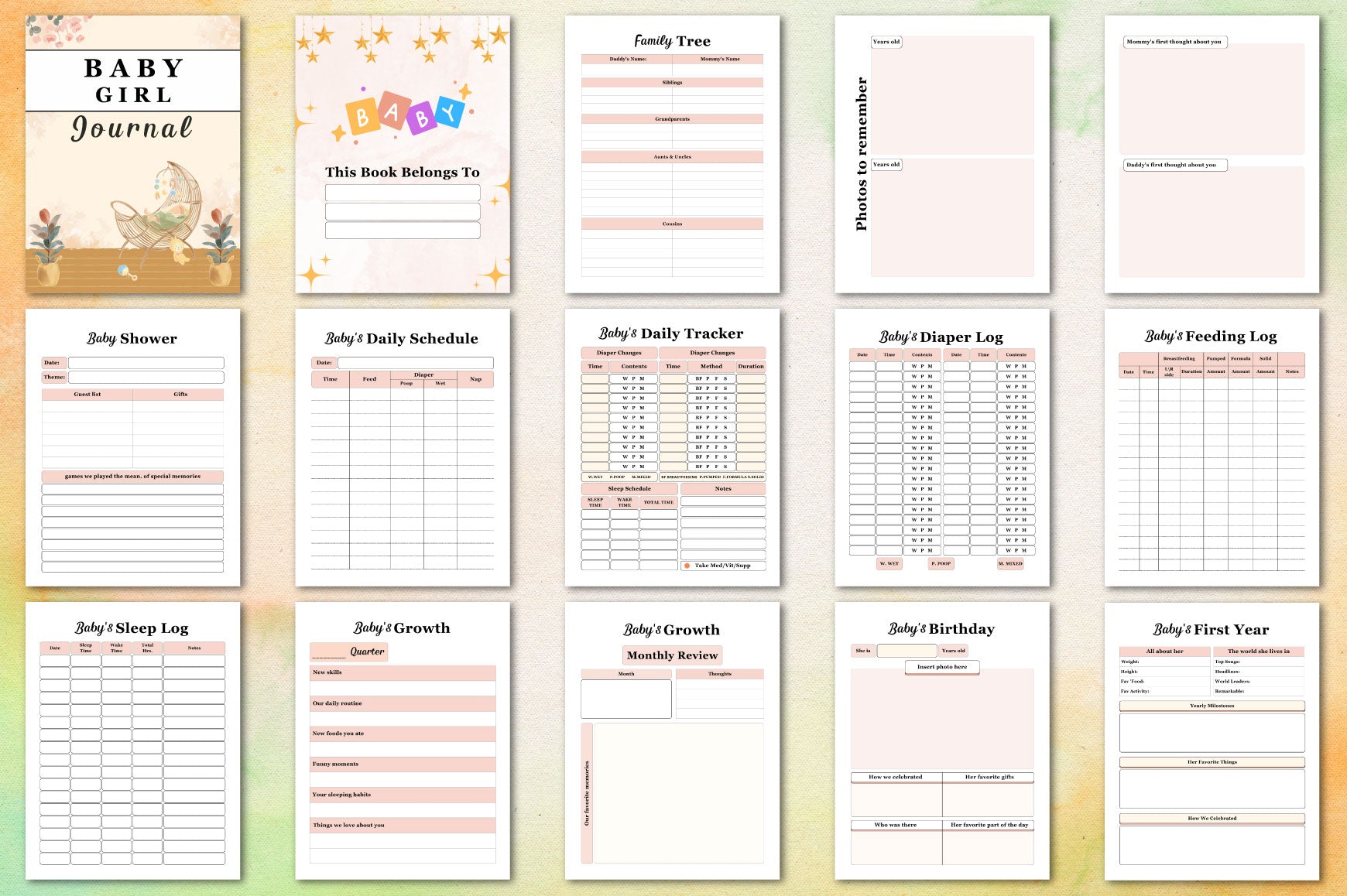 Baby Girl Journal