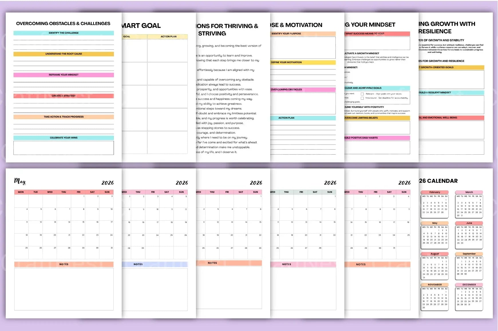 Thrive Strive Planner for Success - CraftNest - Digital Crafting and Art