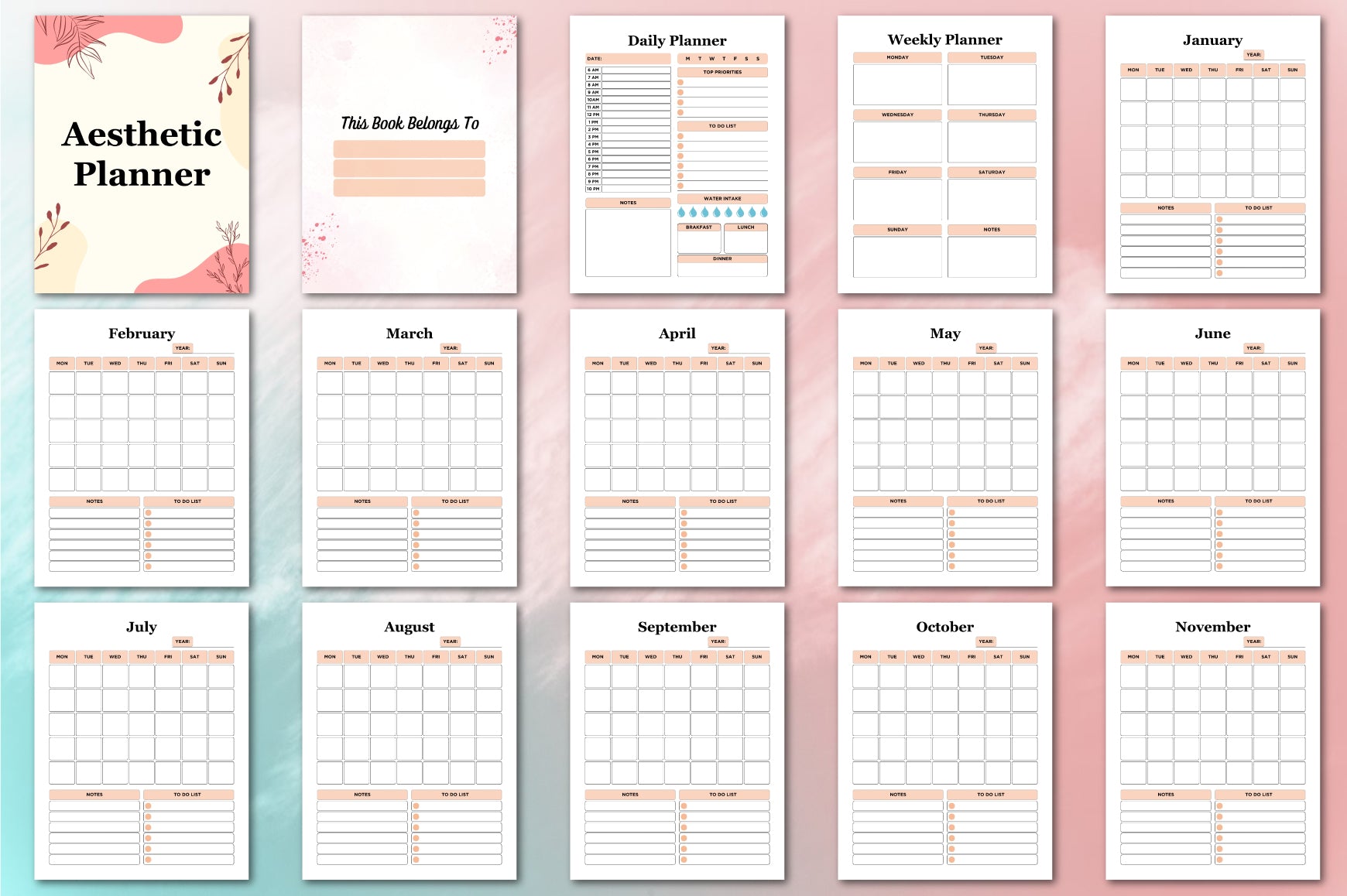 Aesthetic Planner