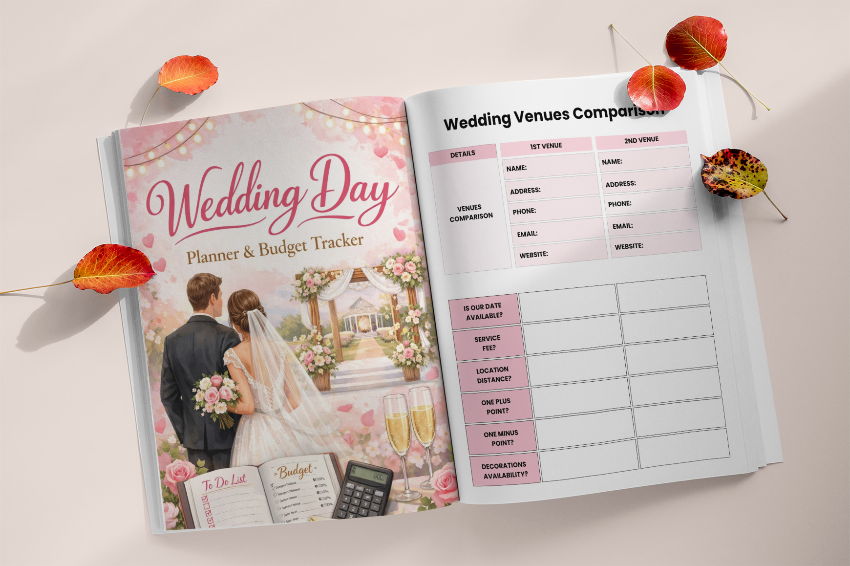 Wedding Day Budget Planner