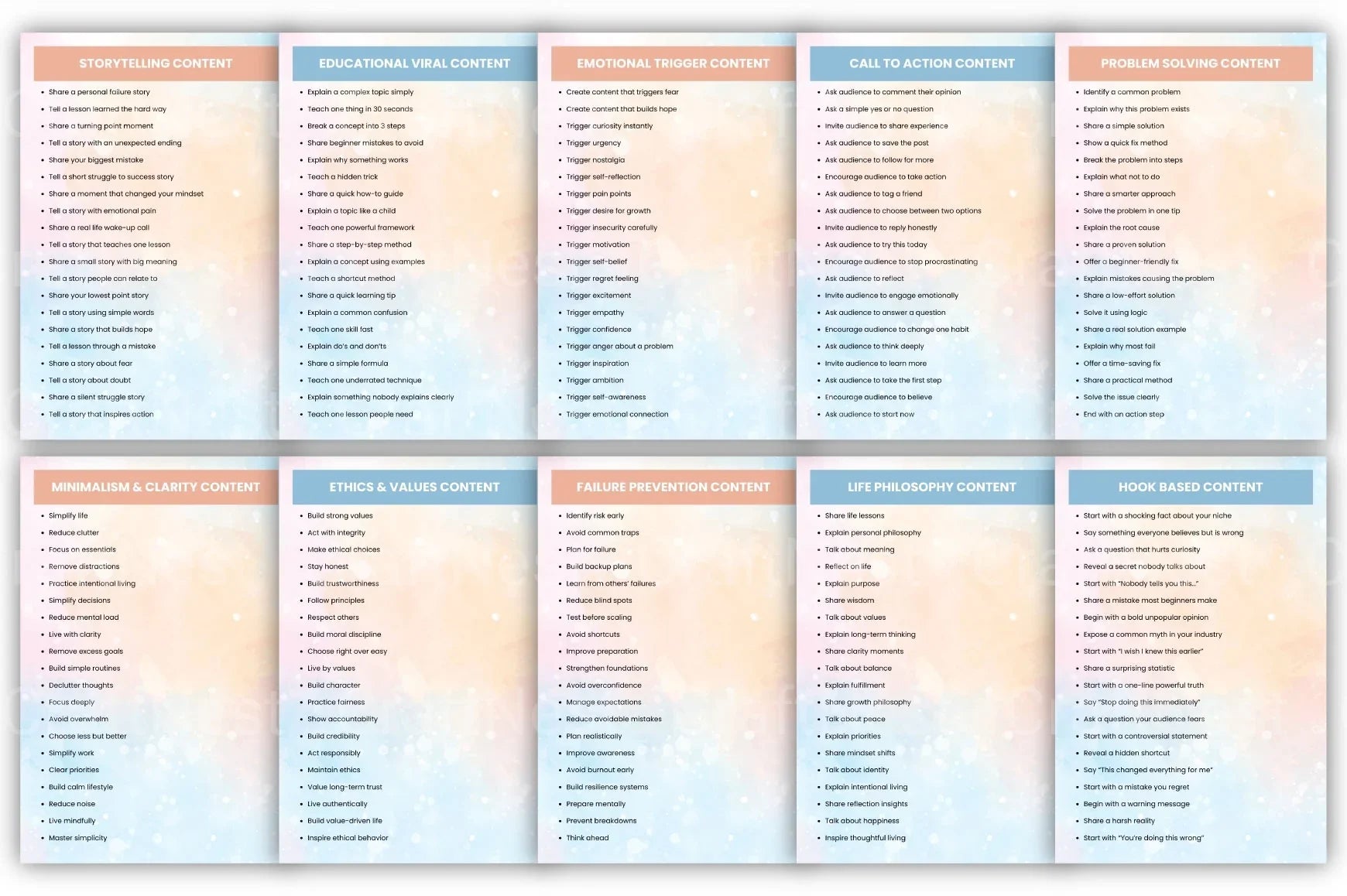 Viral Content Prompt Book for Creative Inspiration - CraftNest - Digital Crafting and Art