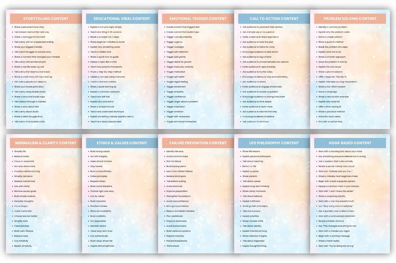Viral Content Prompt Book for Creative Inspiration - CraftNest - Digital Crafting and Art
