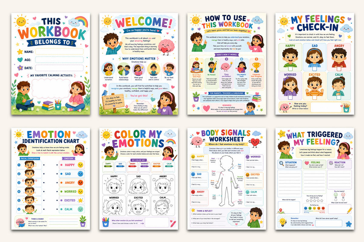 Emotional Regulation Workbook for Personal Growth