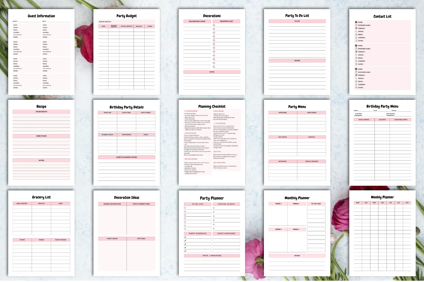 The Ultimate Birthday Party Planner