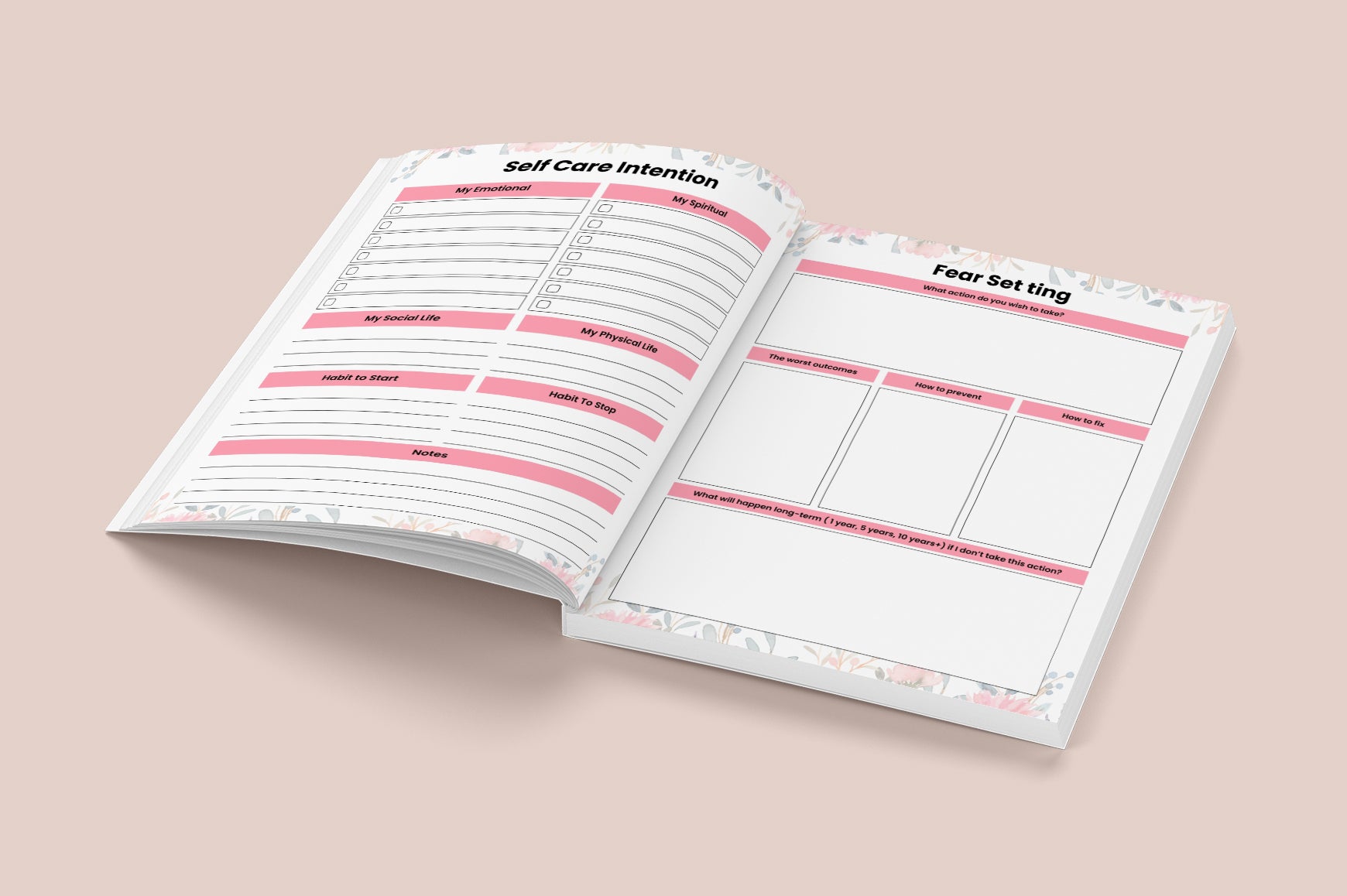 Daily Self Care Journal