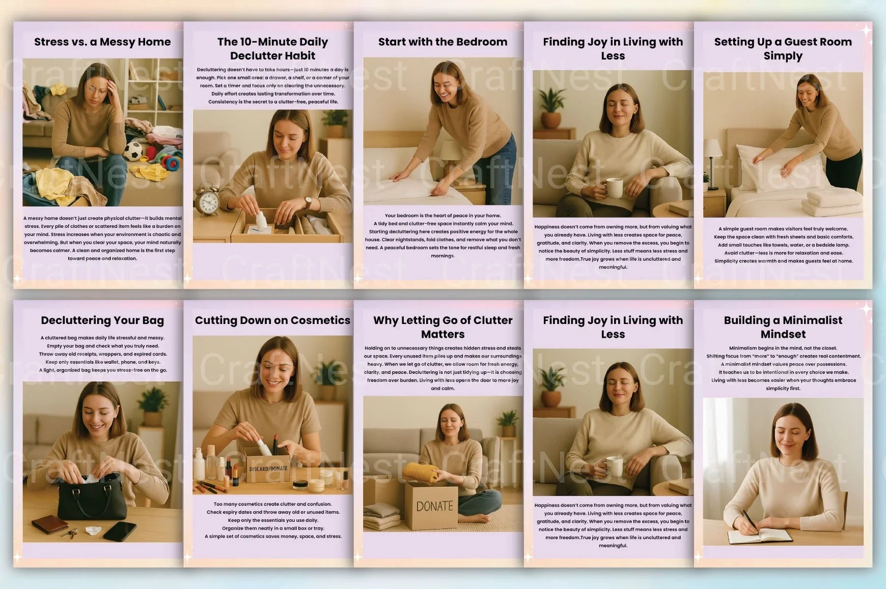 Ultimate Declutter Guidebook - CraftNest - Digital Crafting and Art