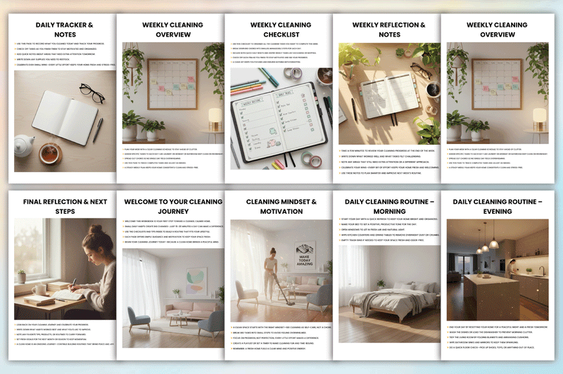 Ultimate Cleaning Guide Book - CraftNest - Digital Crafting and Art