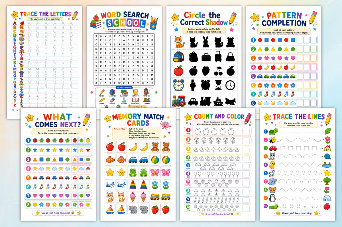 ADHD Skills Activities Workbook