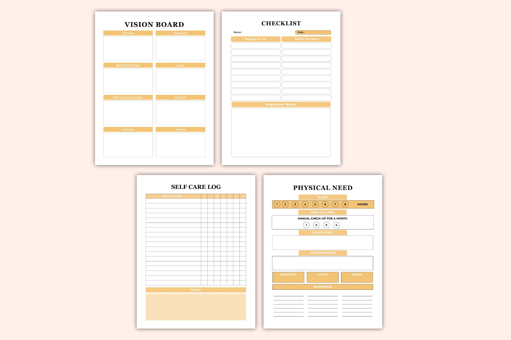 Vision Dreams Planner