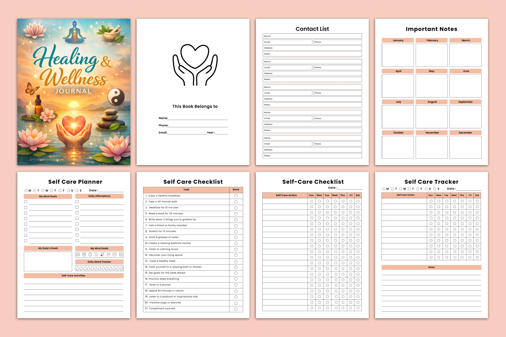 Healing Wellness Journal